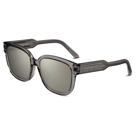 dior sunglasses s7f|DiorSignature S7F Transparent Light Gray Square Sunglasses.